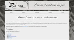 Desktop Screenshot of ladatura-corsets.com