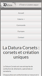 Mobile Screenshot of ladatura-corsets.com